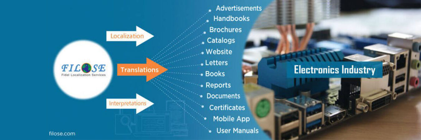 Electronics Translations Industry Translation Localization Services